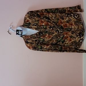 Ladies 100% Silk Vintage Blouse